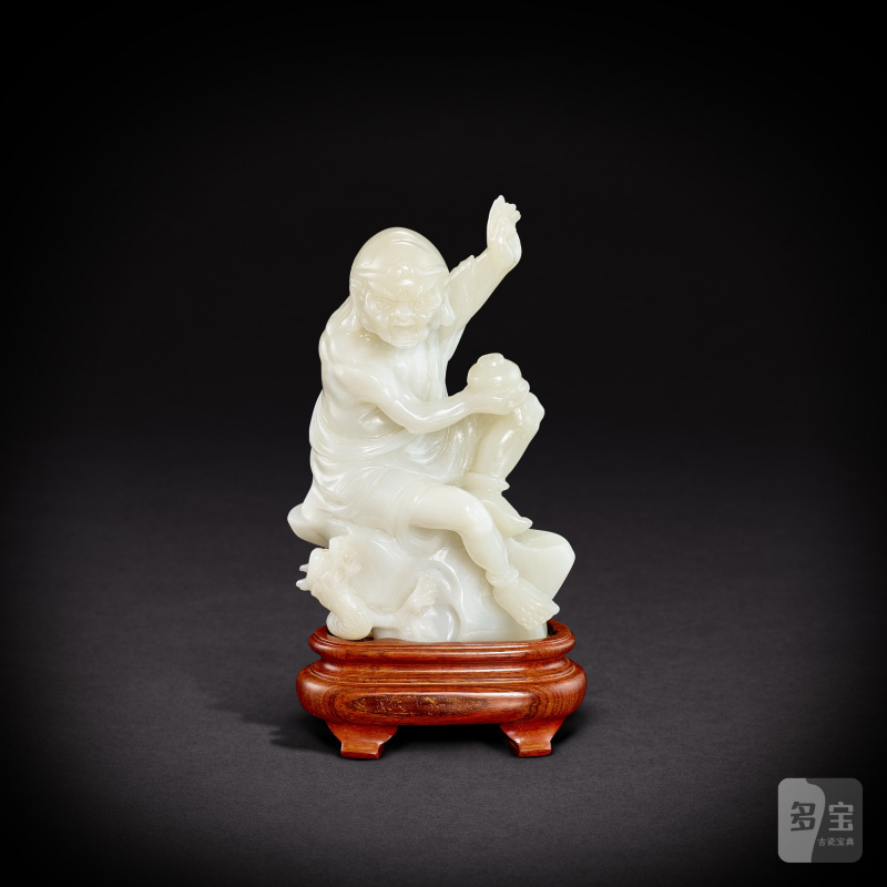 A set of eighteen jade Luohan figures, 20th century | 二十世紀 玉雕十八羅漢一套 - 图7